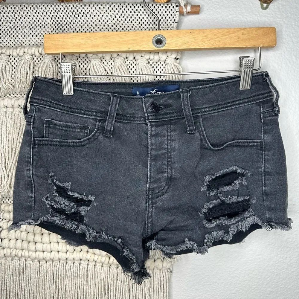 Hollister black low rise vintage shirts size 0